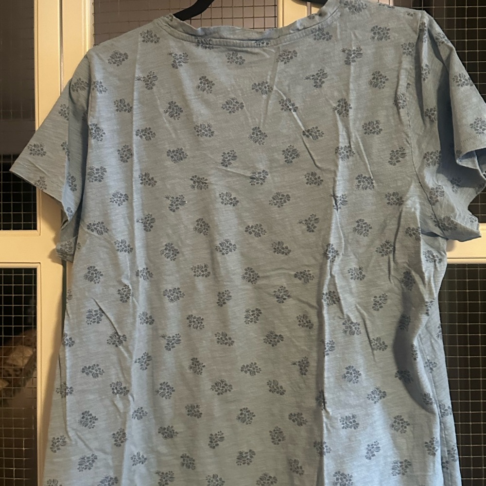 Sonoma Teal Floral Tee - Picture 2 of 3